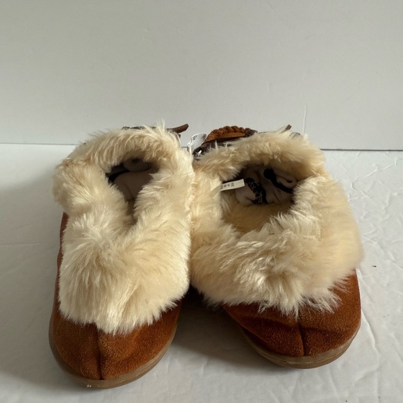 J. Crew Brown Moccasins with Cream Lining - Picture 3 of 8